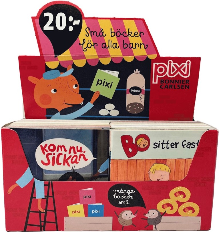 Pixi säljförpackning serie 264, Häftad