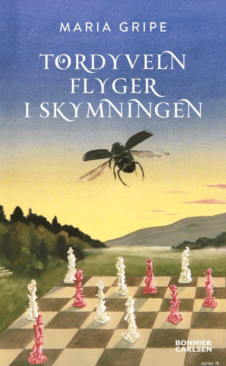 Tordyveln flyger i skymningen 1