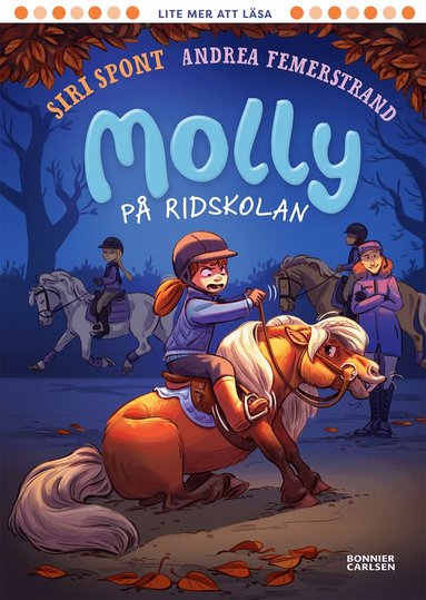 Siri Spont - Molly på ridskolan, Inbunden