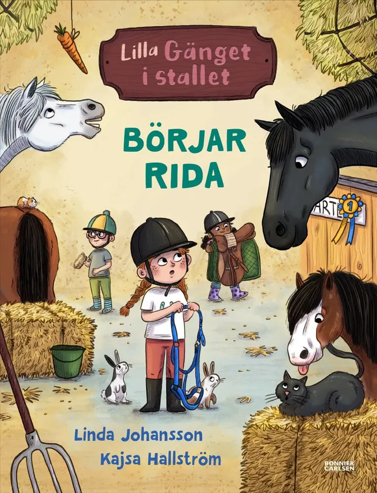 Linda Johansson - Lilla gänget i stallet : börjar rida, Inbunden. Tillgänglighet: Kommande