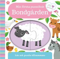 bokomslag Min första pusselbok : bondgården