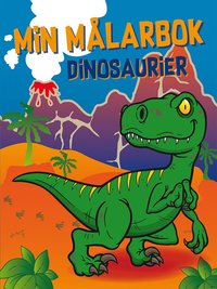 bokomslag Min målarbok : dinosaurier