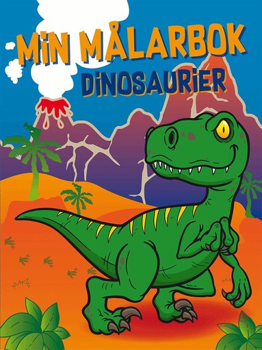 Min målarbok : dinosaurier, Häftad