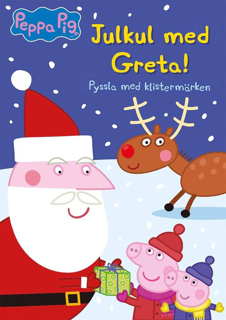 Julkul med Greta! : pyssla med klistermärken 1