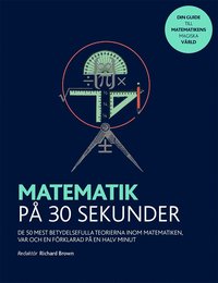 bokomslag Matematik på 30 sekunder : de 50 mest betydelsefulla teorierna inom matematiken var och en förklarad på en halv minut