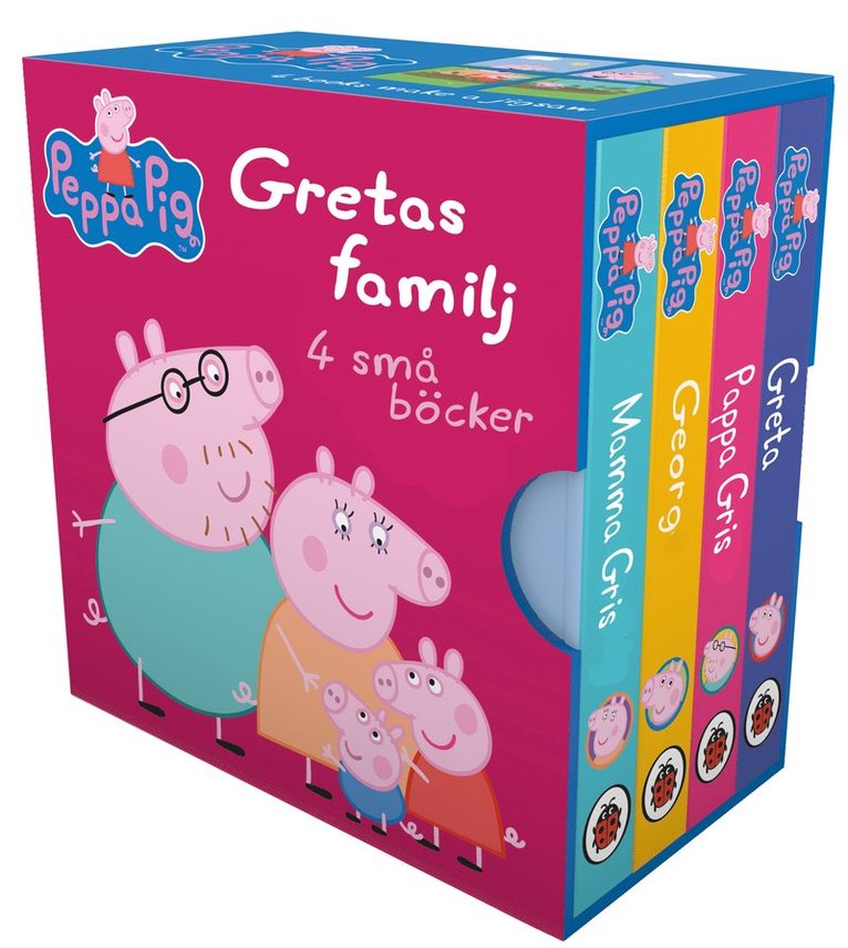 Gretas familj 4 små böcker 1