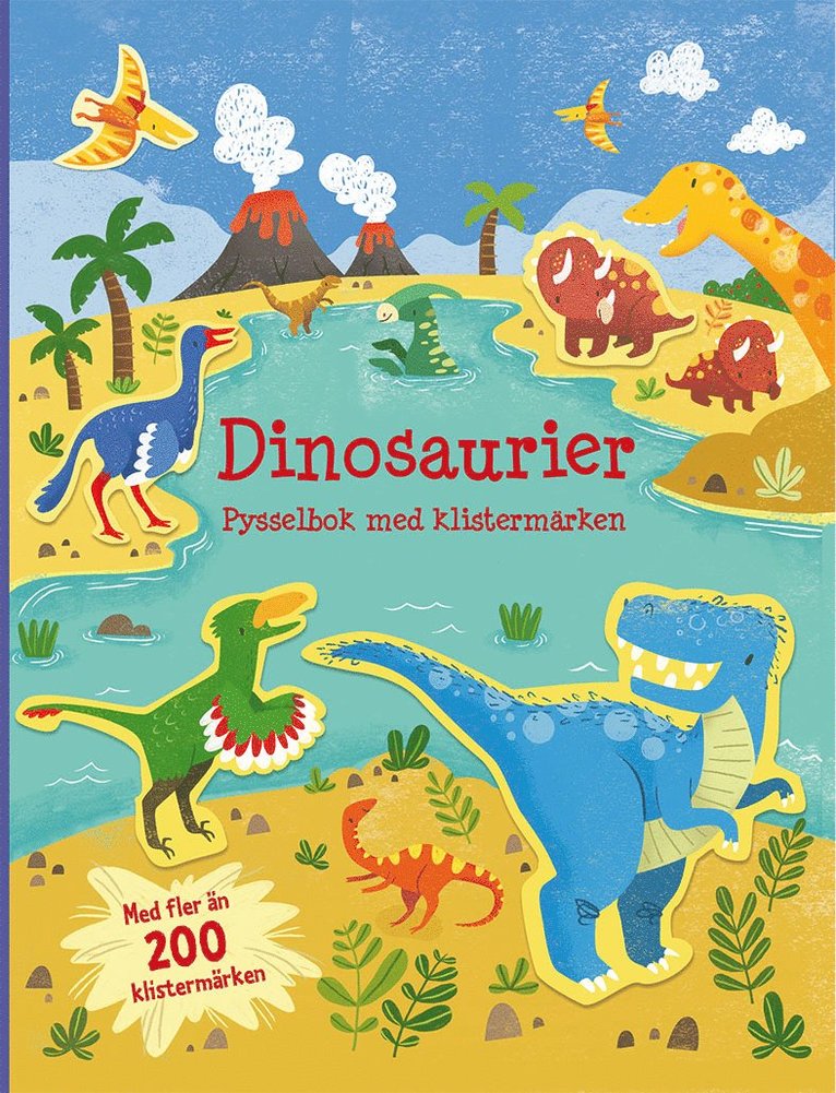 Dinosaurier : pysselbok med klistermärken 1