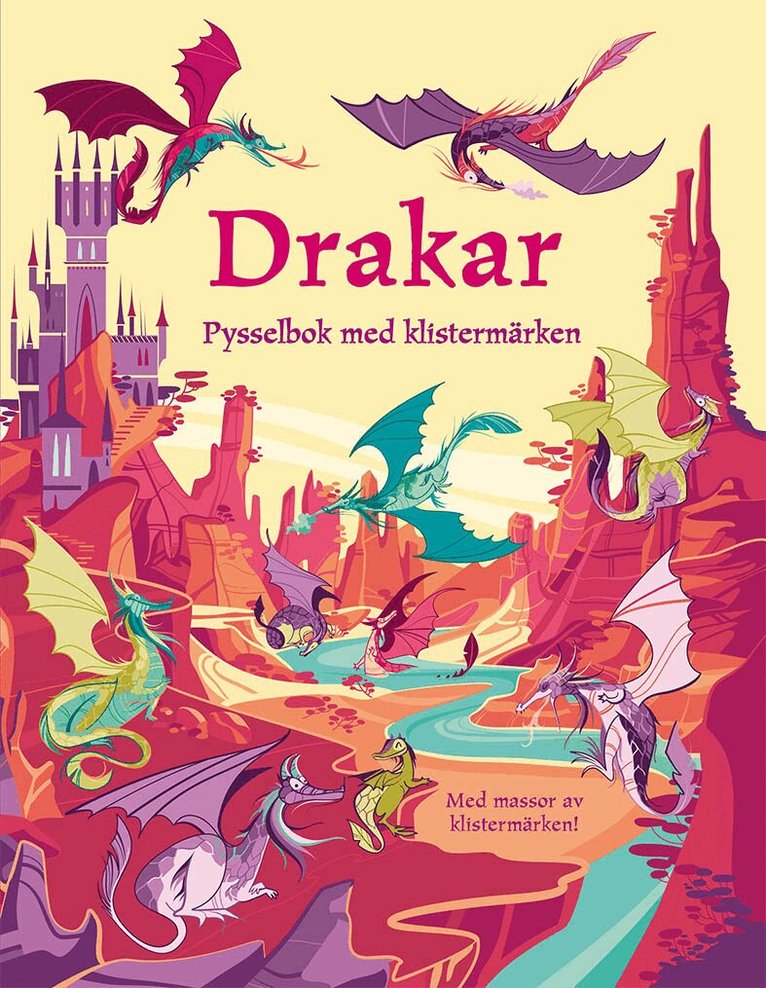 Fiona Watt - Drakar : pysselbok med klistermärken, Häftad
