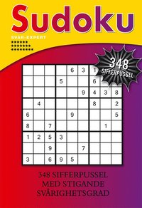 bokomslag Sudoku: svår-expert 348 sifferpussel med stigande svårighetsgra
