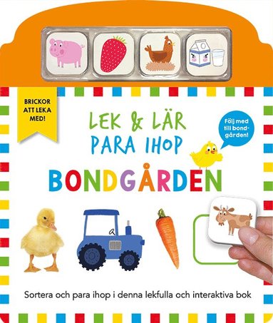 bokomslag Lek & lär, para ihop. Bondgården