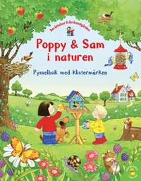 bokomslag Poppy & Sam i naturen : pysselbok med klistermärken