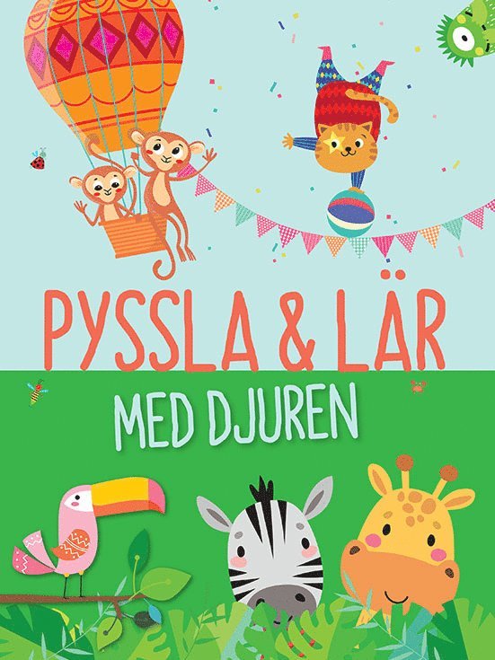 Pyssla & lär med djuren, Häftad