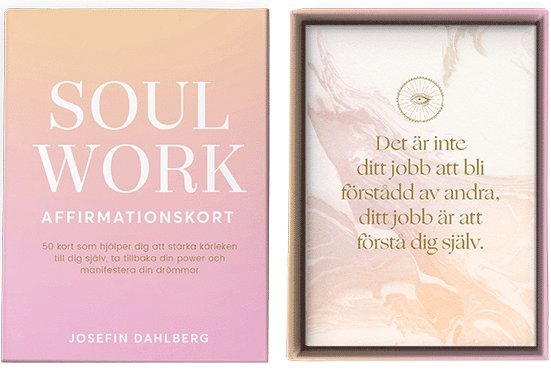 Soul Work - affirmationskort (bok + kort) 1