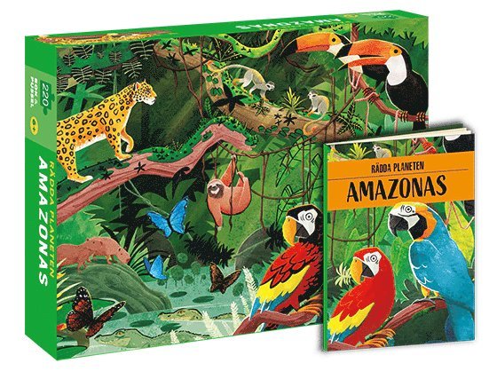 Pussel & bok - Rädda planeten: Amazonas 1
