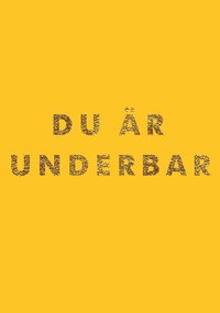 bokomslag Du är underbar