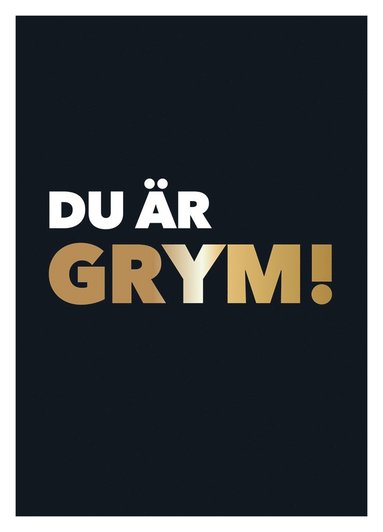 bokomslag Du är grym!