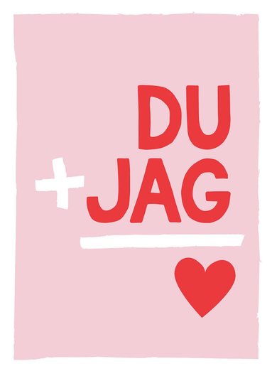 bokomslag Du + jag = <3