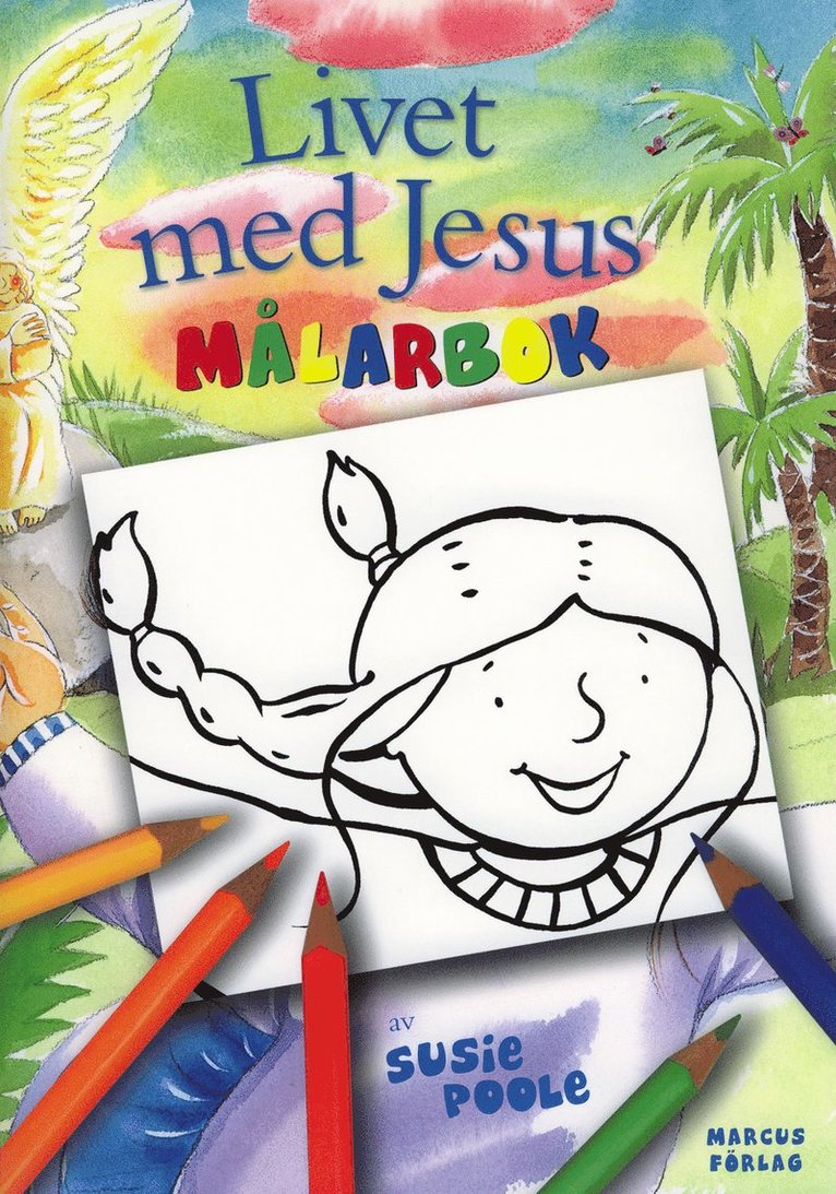Susie Poole - Livet med Jesus. Målarbok, Häftad