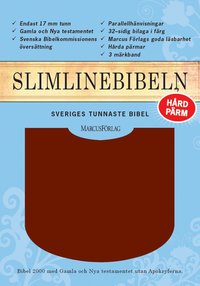 bokomslag Slimline Bibeln röd konstskinn utan apokryferna