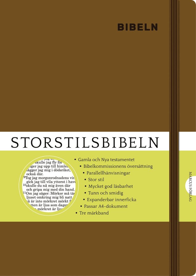 Storstilsbibeln - Brun, Inbunden