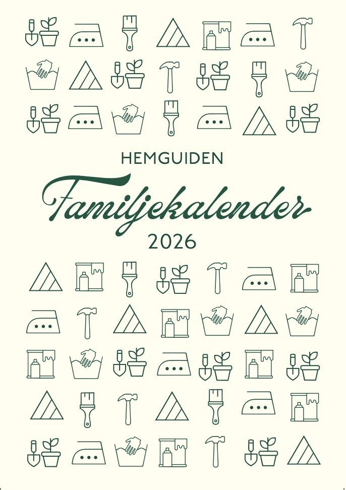 Familjens städkalender 2026