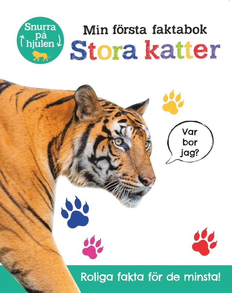 Georgie Taylor - Min första faktabok : stora katter, Kartonnage