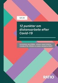 bokomslag 12 punkter om distansarbete efter Covid-19