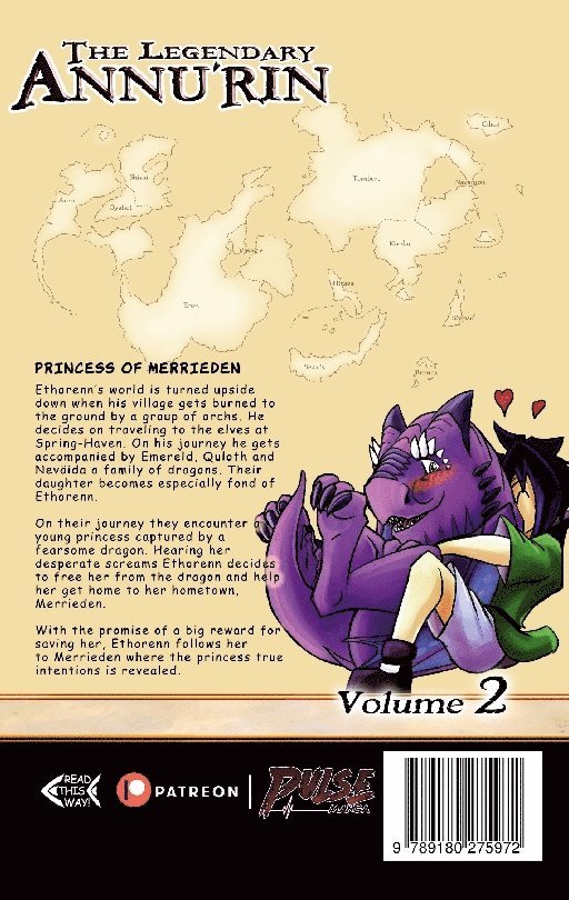 The Legendary Annu'rin VOL 2 : Princess of Merrieden 1