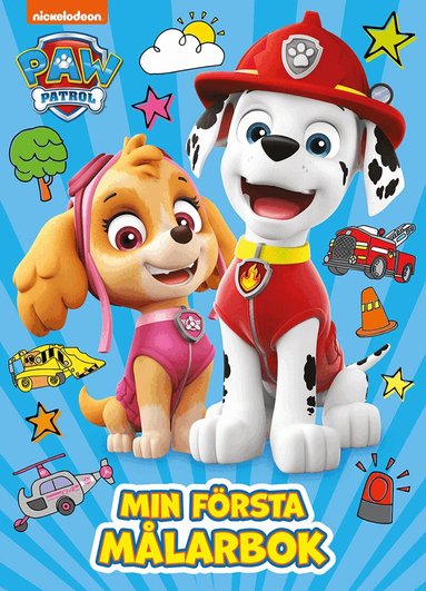 Paw Patrol. Min första målarbok, Häftad