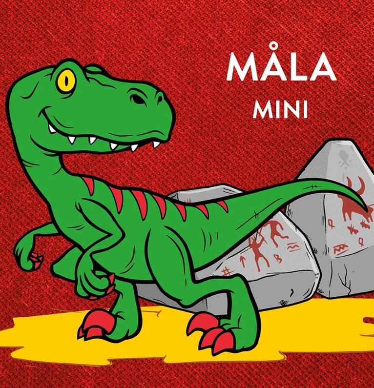 Måla mini. Dinosaurier, Häftad