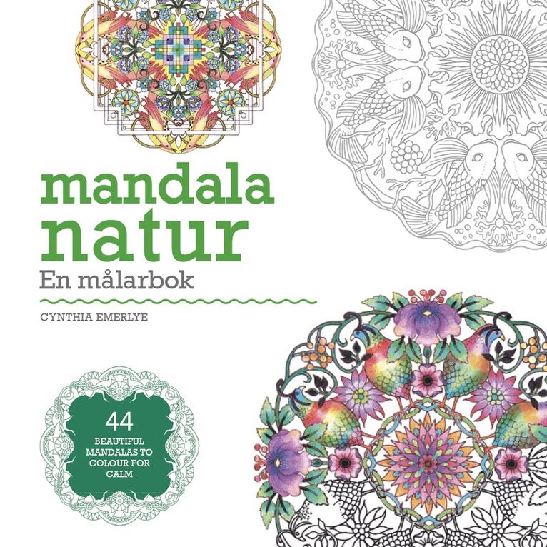 Mandala natur : en målarbok 1