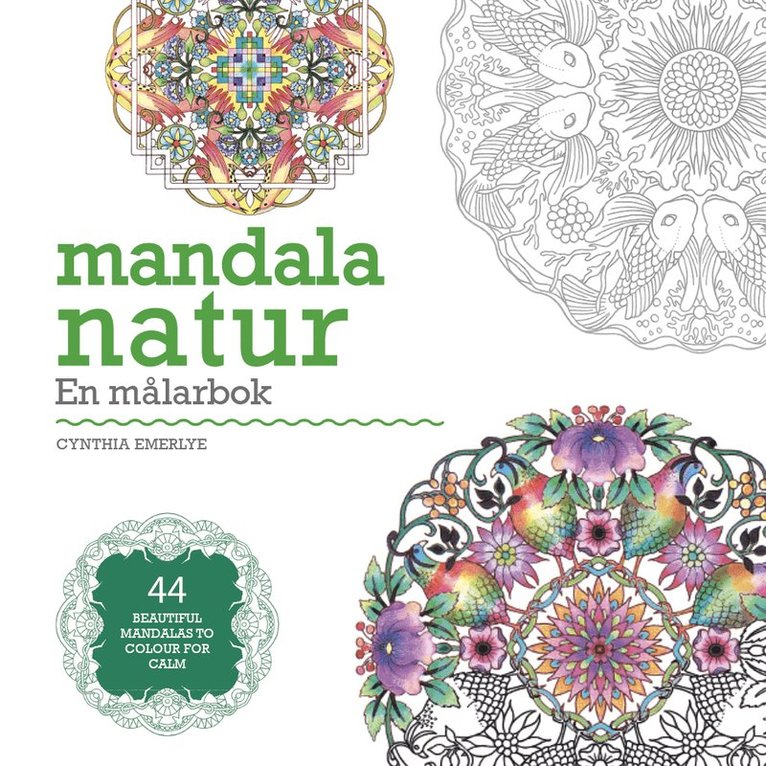 Cynthia Emerlye - Mandala natur : en målarbok, Häftad