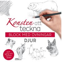 bokomslag Konsten att teckna : block med övningar - djur