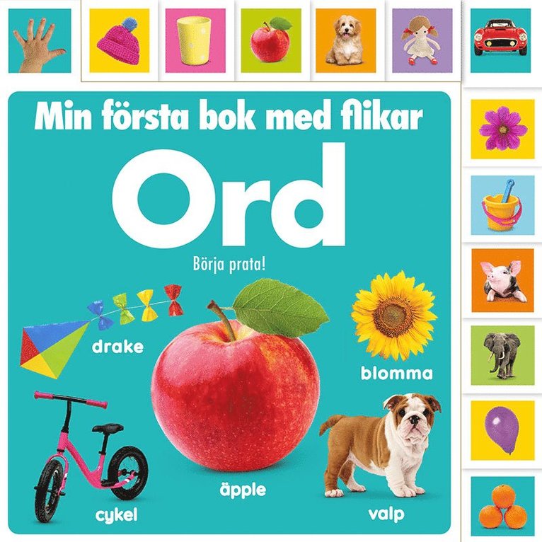 Min första bok med flikar. Ord