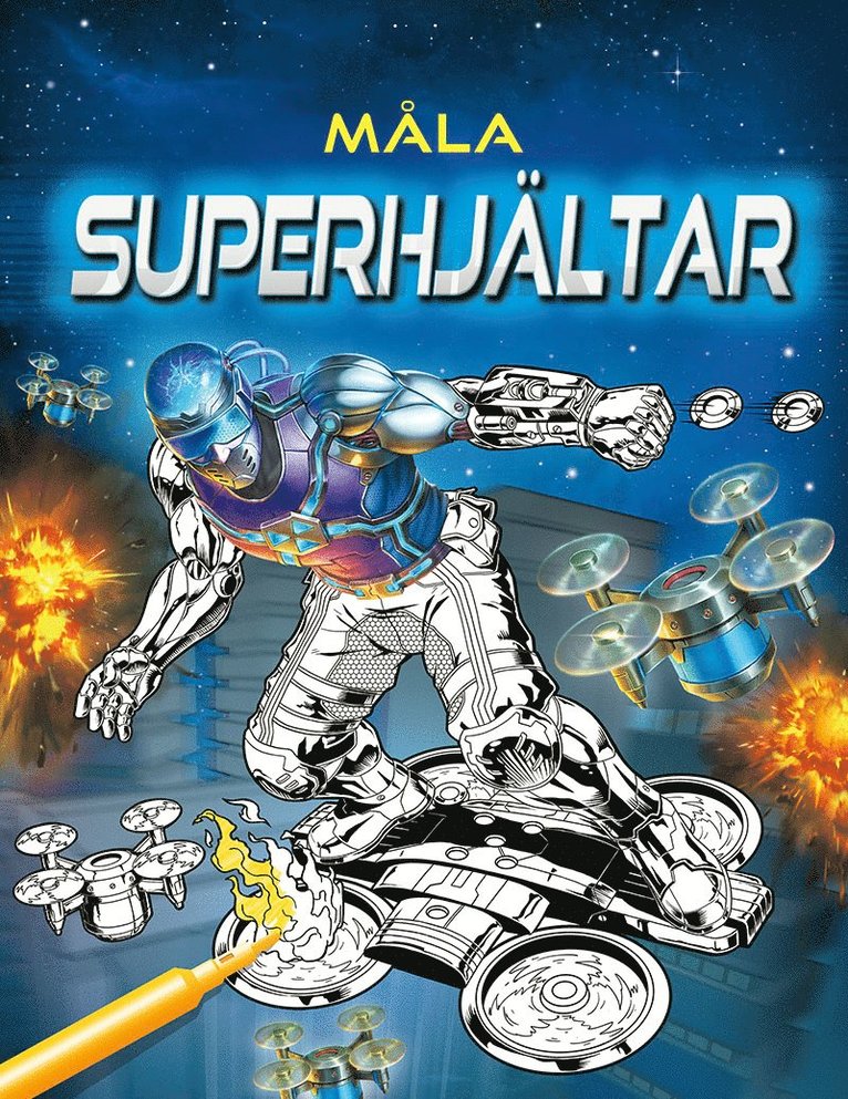 Måla superhjältar 1