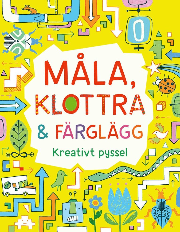 Måla, klottra & färglägg 1