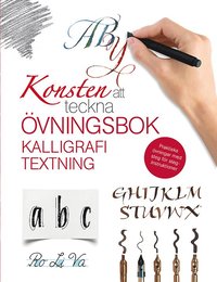 bokomslag Konsten att teckna kalligrafi textning : övningsbok
