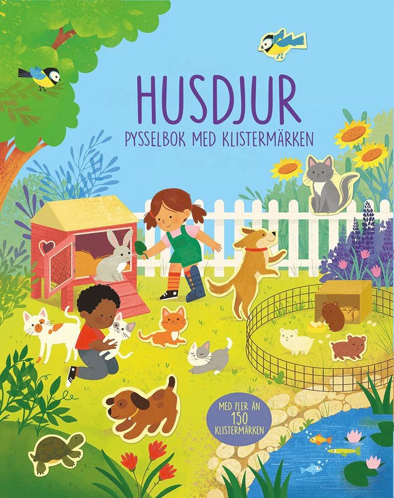 Husdjur : pysselbok med klistermärken 1