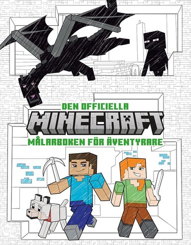 Minecraft : målarboken för äventyrare, Häftad