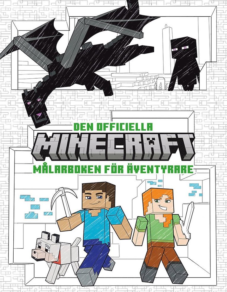 Minecraft : målarboken för äventyrare 1