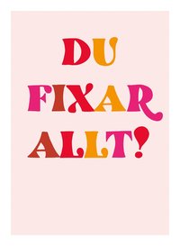 bokomslag Du fixar allt!