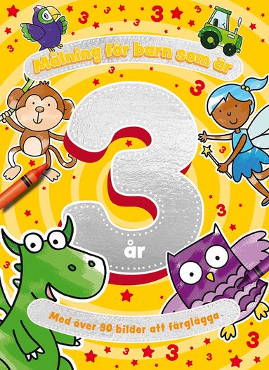 Målning för barn som är 3 år, Häftad