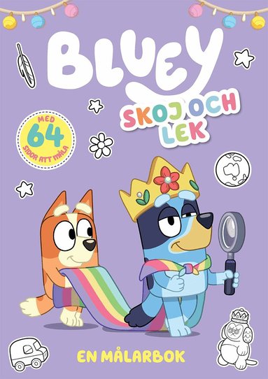 Bluey. Skoj och lek - en målarbok, Häftad