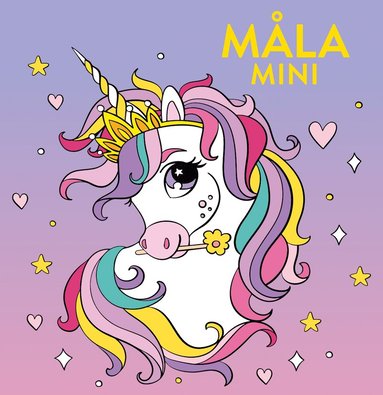 bokomslag Måla mini. Enhörningar