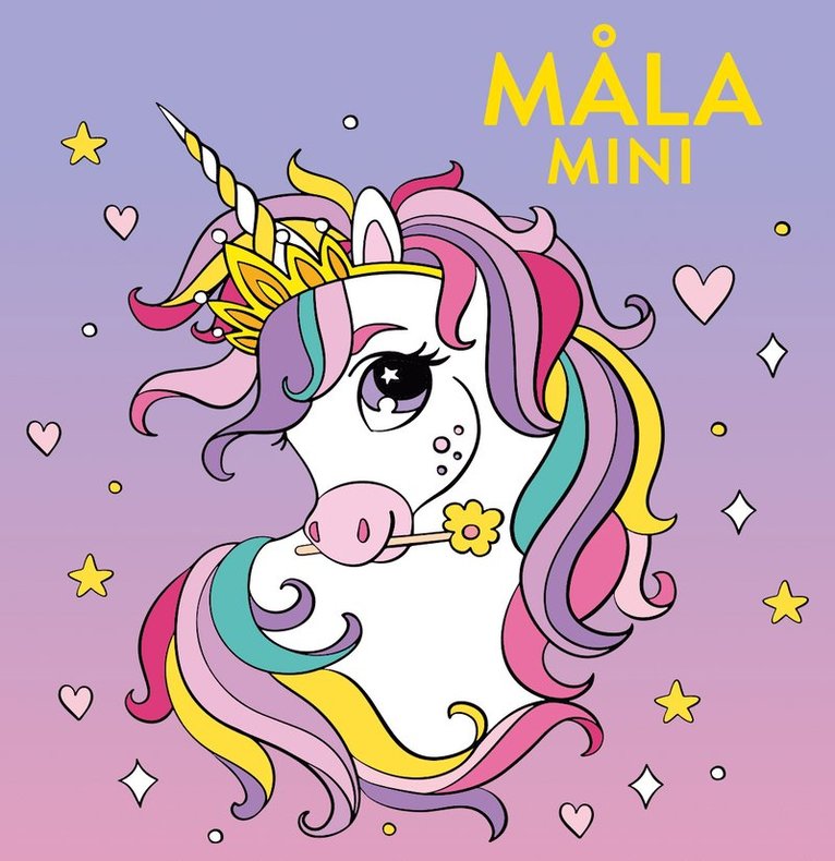 Måla mini. Enhörningar 1