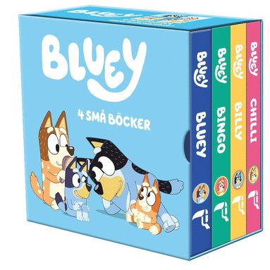 bokomslag Bluey 4 små böcker