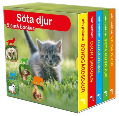 bokomslag Söta djur : fem små böcker