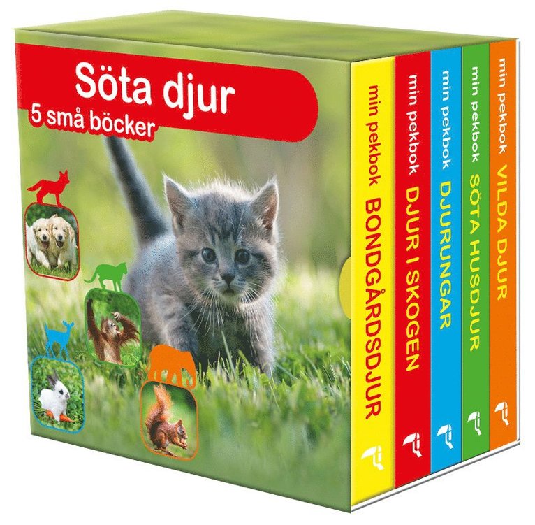 Söta djur : fem små böcker 1