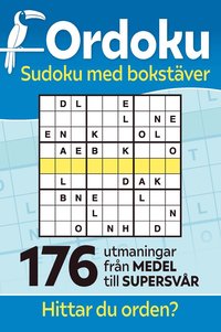 bokomslag Ordoku : sudoku med bokstäver -176 utmaningar från medel till supersvår