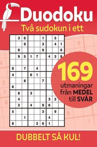 bokomslag Duodoku : två sudokun i ett - 169 utmaningar från medel till supersvår